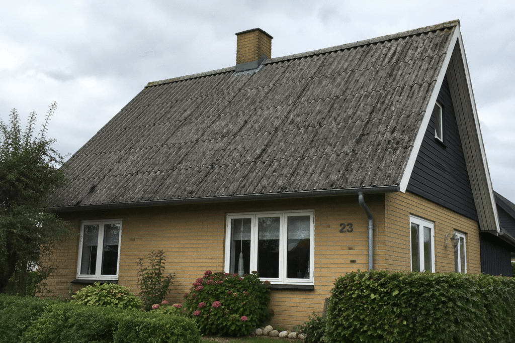 asbest tag ude på gammel køge landevej